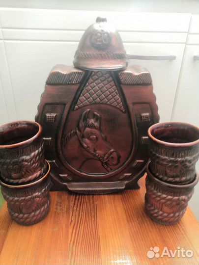 Графин, стаканы новые