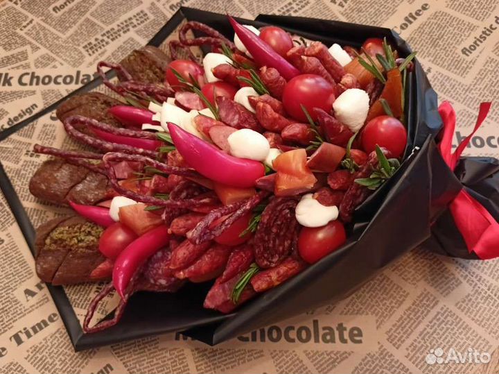 Мужские букеты съедобные