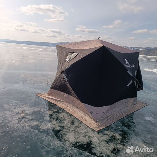 Зимняя палатка cube трехслойная бу