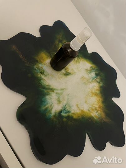Эпоксидный поднос интерьер украшение