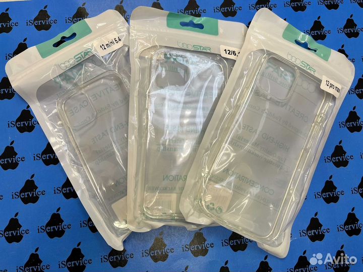 Прозрачный чехол на iPhone