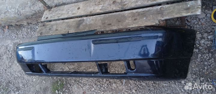 Передний бампер ваз 2110-12 черный