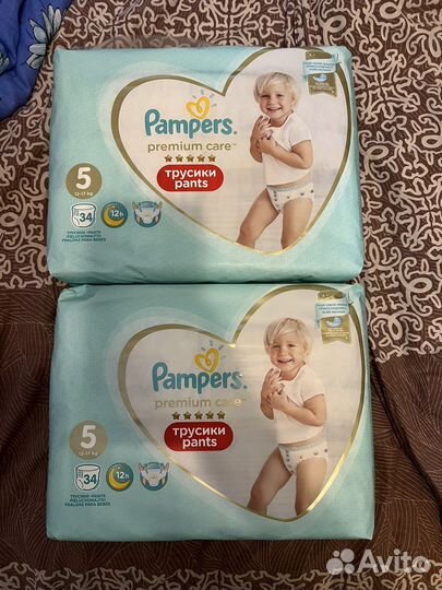 Трусики Pampers premium care 5 - 34/68 шт