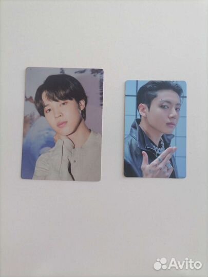 Карты BTS Чимин и Чонгук