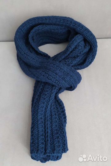 Шарф ручной вязки шерсть