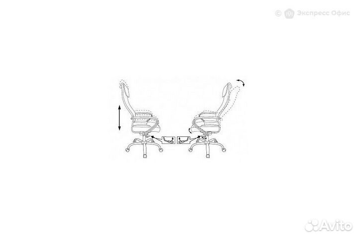 Кресло для руководителя Бюрократ CH-609SL/ECO/blac