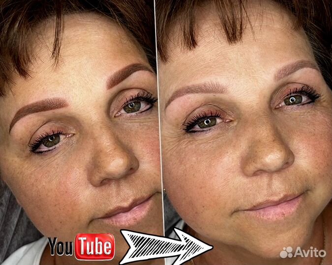 Перманентный макияж бровей губ и век (татуаж)