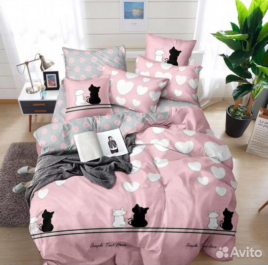 Белье постельное - семейный комплект