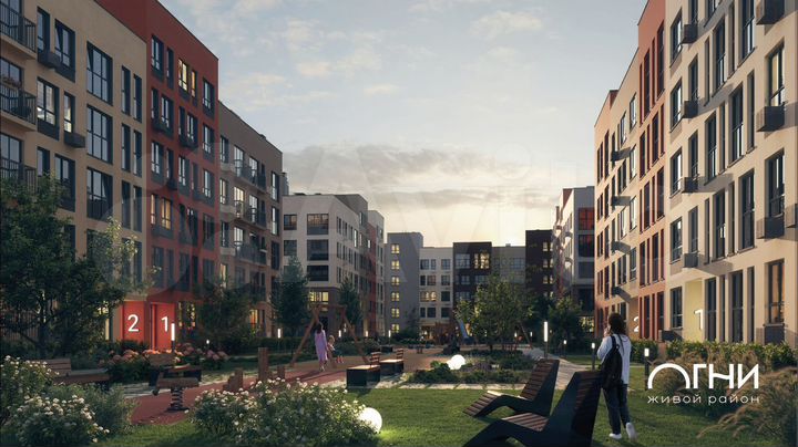 2-к. квартира, 52,9 м², 2/5 эт.