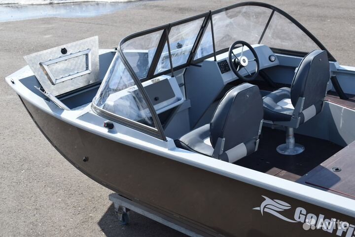 Новый катер для рыбалки Gold Fisher 500 DCM fish