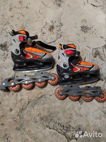 Коньки и Ролики 2 в 1