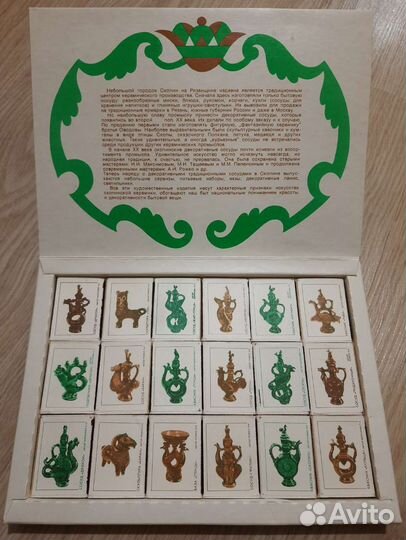 Набор спичек Керамика Скопина каталог Малеева 120