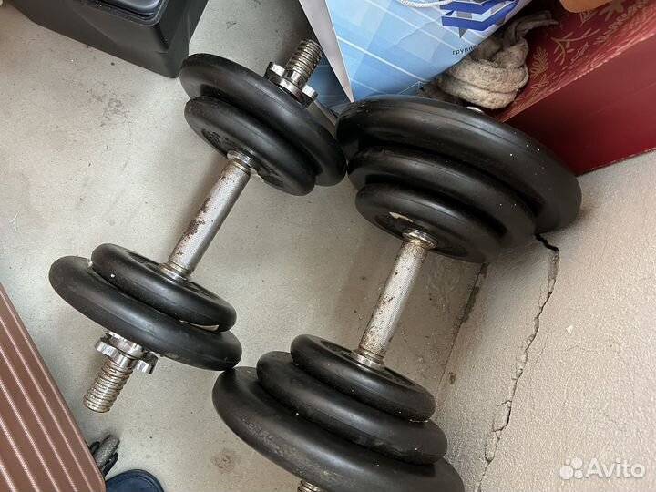 Набор штанга и гантели