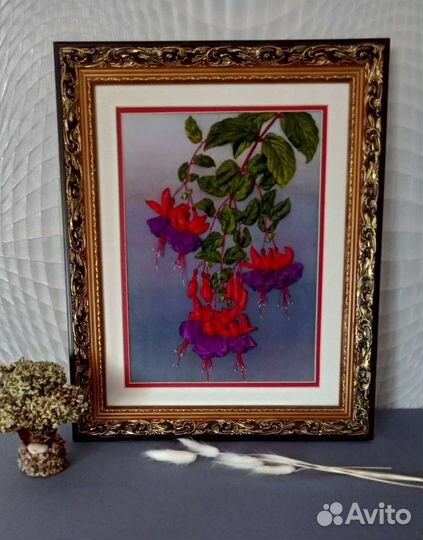 Картины 3D вышитые лентами