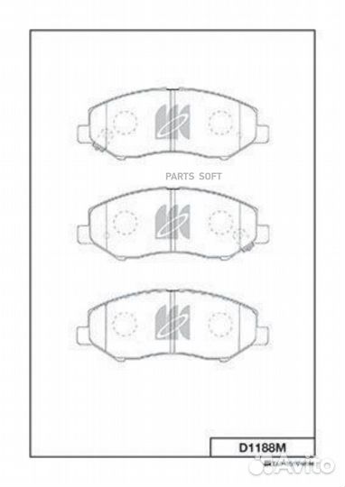 Kashiyama D1188M Колодки тормозные дисковые Nissan