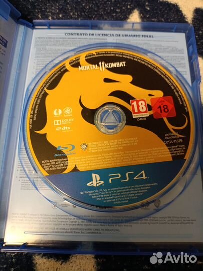 Mortal kombat 11 ps4 диск