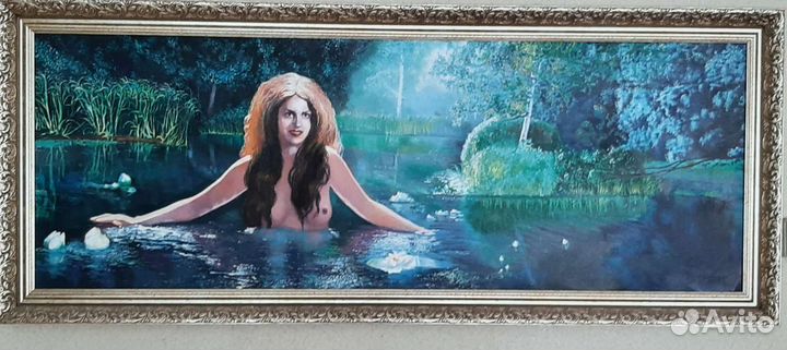 Картина маслом, холст,1м06 