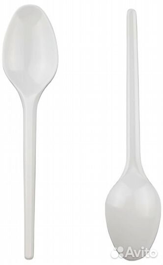 Одноразовая посуда одноразовые ложки белые 12 шт