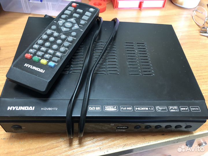 DVB-T2 приемник-плеер hyundai H-DVB01T2