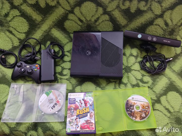 XBox 360 С Играми И Kinect В Отличном Состоянии