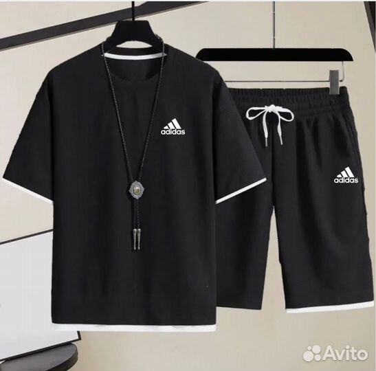 Костюм футболка и шорты Adidas