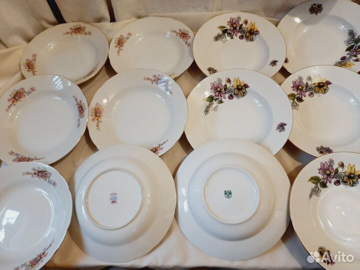 Посуда, тарелки Чехословакия, мельхиор