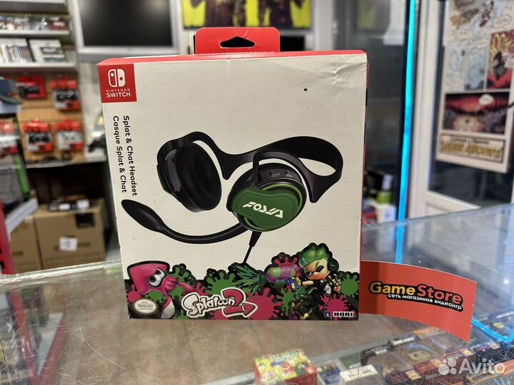 Наушники Nintendo Switch Splatoon 2