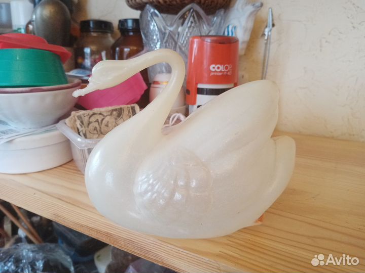 Лебедь СССР пластмассовый, дутыш СССР. Советская п