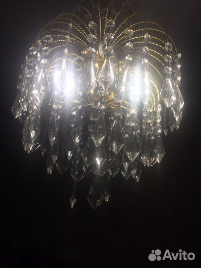 Люстра хрустальная Чехия