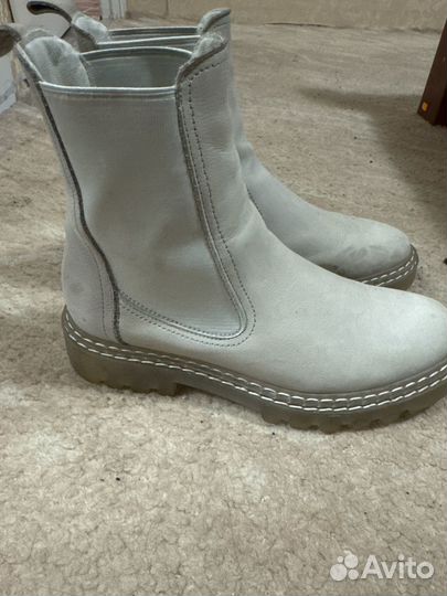 Ботинки челси Tamaris натуральная кожа (нубук)