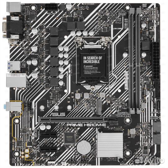 Материнская плата asus prime h510m-e lga1200
