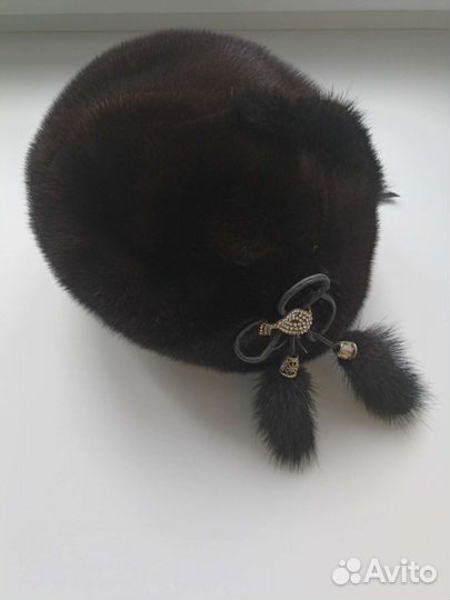 Шапка женская из натуральной норки