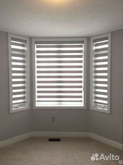 Рулонные шторы однотонные