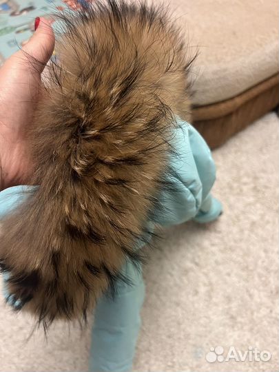 Зимний комбинезон для девочки 86- 92