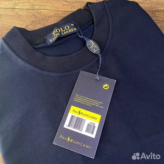 Свитшот Polo ralph lauren мужской синее
