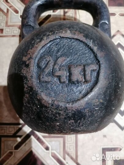 Гиря 24 кг СССР