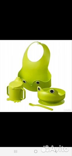 Набор детской посуды IKEA