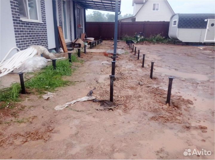 Винтовые сваи под ключ + монтаж