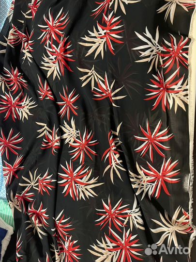 Новые отрезы шифона, 3 метра и 2,5 м,ширина 1,5