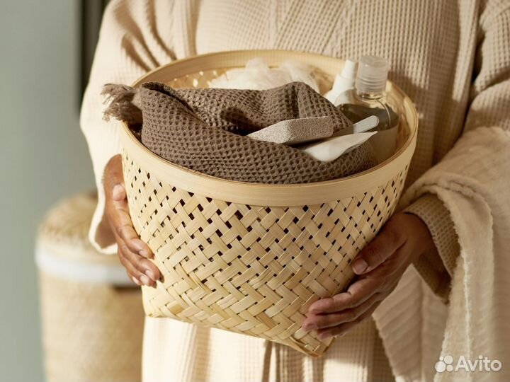 IKEA Салудинг корзина бамбук