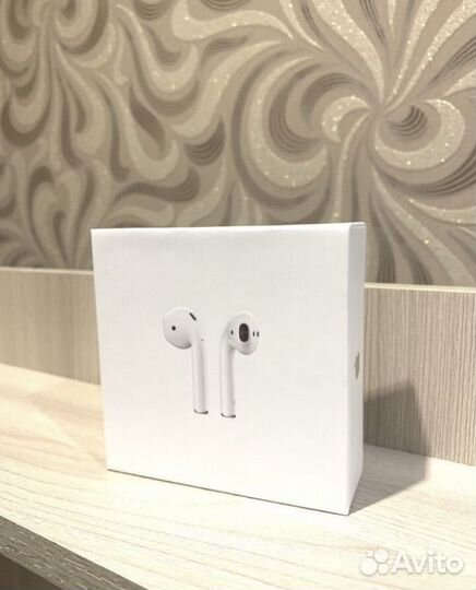 Наушники AirPods 2 высокого качества оригинал 1:1