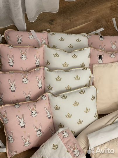 Бортики на кроватку