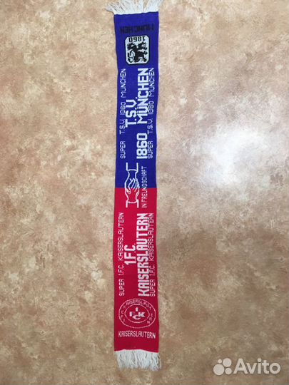 Мужской шарф Kaiserslautern-tsv 1860 munchen