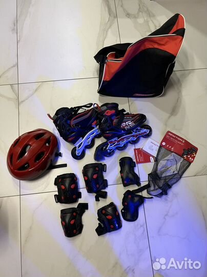 Роликовые коньки детские 31-36 р Reaction