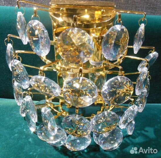 Светильник Бра crystal 8600/2W GD * E14 Картье