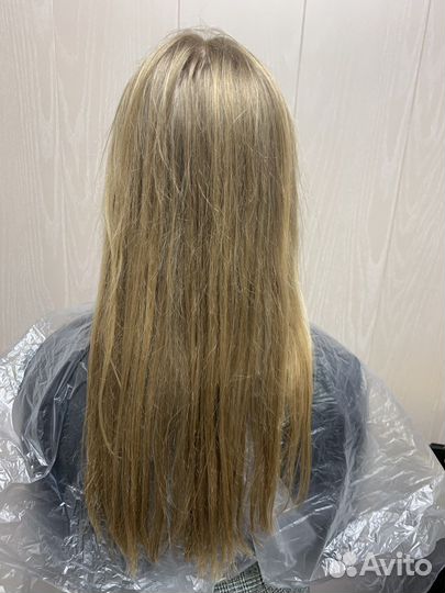 Кератиновое выпрямление волос