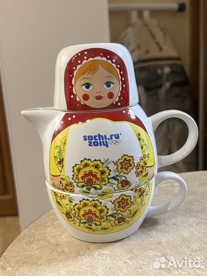 Чайный набор Матрешка Сочи 2014