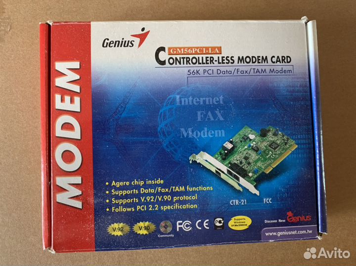 Модем телефонный Genius