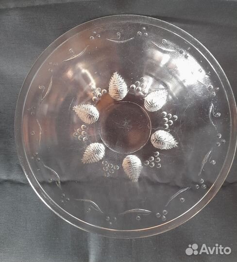 Конфетница Фруктовница. Стекло. СССР