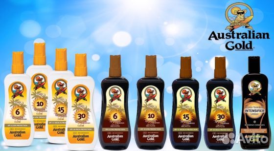 Australian Gold SPF солнцезащитные крема (США)